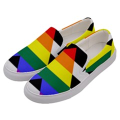 Straight Ally Flag Men s Canvas Slip Ons by Valentinaart