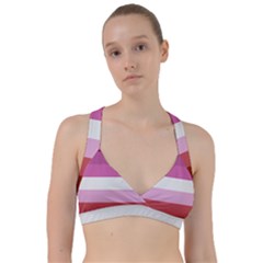 Lesbian Pride Flag Sweetheart Sports Bra by Valentinaart