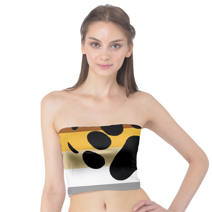 Bear Pride Flag Tube Top