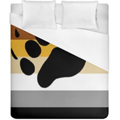 Bear Pride Flag Duvet Cover (california King Size)