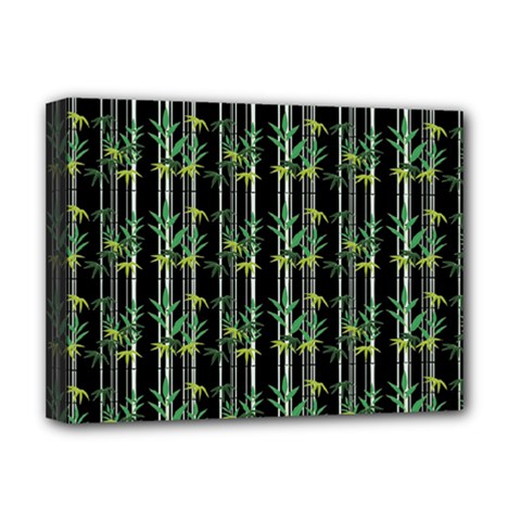 Bamboo Pattern Deluxe Canvas 16  X 12  