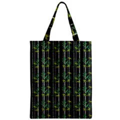 Bamboo Pattern Zipper Classic Tote Bag by ValentinaDesign