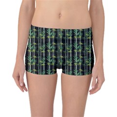 Bamboo Pattern Boyleg Bikini Bottoms by ValentinaDesign