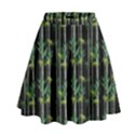 Bamboo pattern High Waist Skirt View1