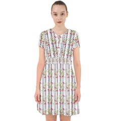 Bamboo Pattern Adorable In Chiffon Dress by ValentinaDesign