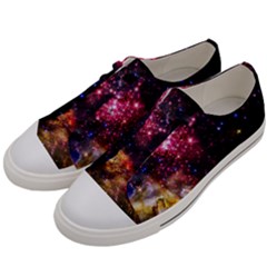 Space Colors Men s Low Top Canvas Sneakers by ValentinaDesign