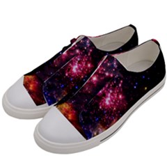 Space Colors Women s Low Top Canvas Sneakers by ValentinaDesign