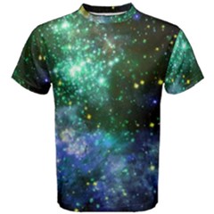 Space Colors Men s Cotton Tee by ValentinaDesign