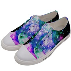 Space Colors Women s Low Top Canvas Sneakers by ValentinaDesign