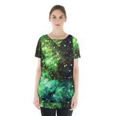 Space Colors Skirt Hem Sports Top by ValentinaDesign
