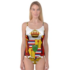 Kingdom Of Hawaii Coat Of Arms, 1795-1850 Camisole Leotard  by abbeyz71