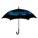 Ship Night Sailing Water Sea Sky Hook Handle Umbrellas (Large) View3