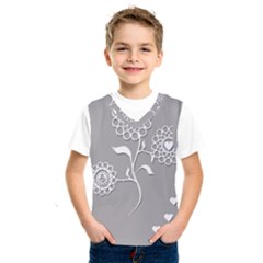 Flower Heart Plant Symbol Love Kids  Sportswear by Nexatart