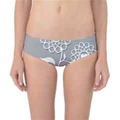 Flower Heart Plant Symbol Love Classic Bikini Bottoms