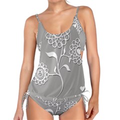 Flower Heart Plant Symbol Love Tankini Set by Nexatart