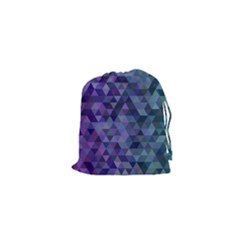 Triangle Tile Mosaic Pattern Drawstring Pouches (xs)  by Nexatart