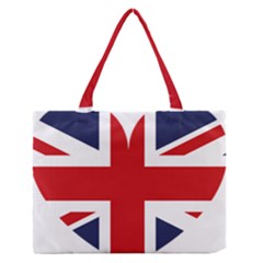 Uk Flag United Kingdom Zipper Medium Tote Bag by Nexatart