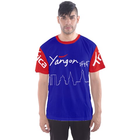 Trica Active City Men s Tee (yangon) by TricaOnlineStore