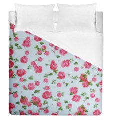 Lovely Roses  Duvet Cover (queen Size) by GabriellaDavid