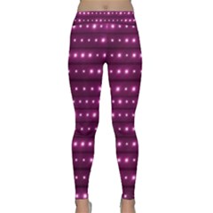 Galaxy Stripes Pattern Classic Yoga Leggings by dflcprints