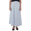 Vintage Pattern Chevron Flared Maxi Skirt View1