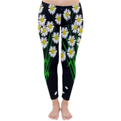 Bouquet Geese Flower Plant Blossom Classic Winter Leggings by Nexatart