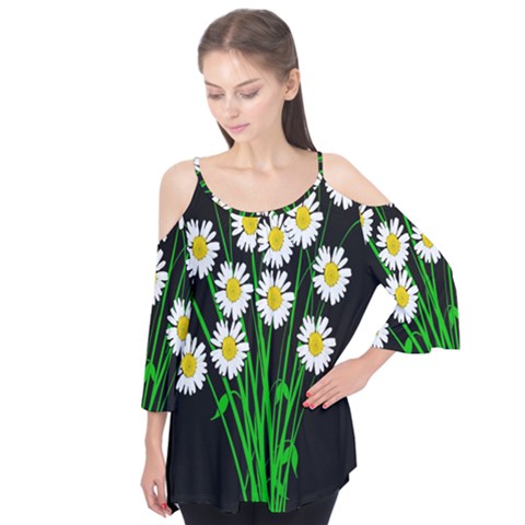 Bouquet Geese Flower Plant Blossom Flutter Tees by Nexatart