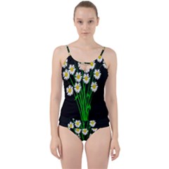 Bouquet Geese Flower Plant Blossom Cut Out Top Tankini Set