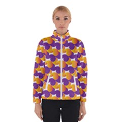 Pattern Background Purple Yellow Winterwear by Nexatart