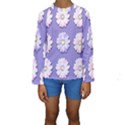 Daisy Flowers Wild Flowers Bloom Kids  Long Sleeve Swimwear View1