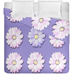 Daisy Flowers Wild Flowers Bloom Duvet Cover Double Side (king Size) by Nexatart