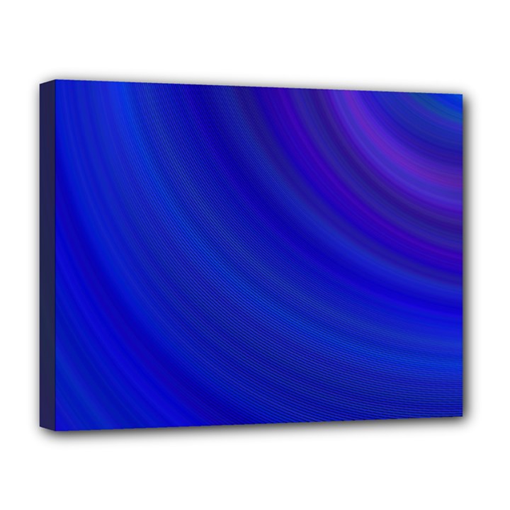 Blue Background Abstract Blue Canvas 14  x 11 