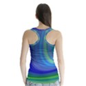 Space Design Abstract Sky Storm Racer Back Sports Top View2