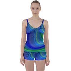 Space Design Abstract Sky Storm Tie Front Two Piece Tankini by Nexatart