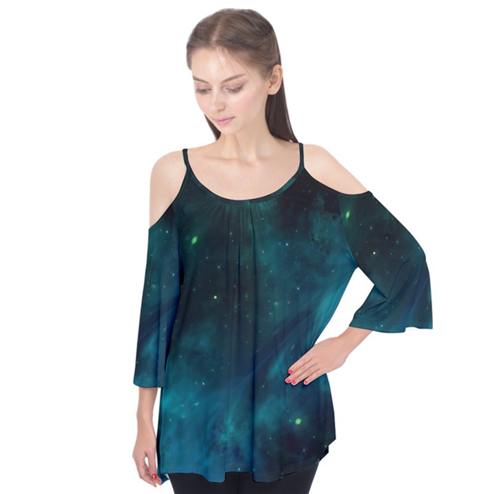 Space All Universe Cosmos Galaxy Flutter Tees