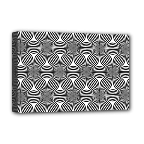 Seamless Weave Ribbon Hexagonal Deluxe Canvas 18  X 12   by Nexatart