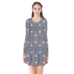 Seamless Weave Ribbon Hexagonal Flare Dress by Nexatart