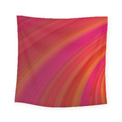 Abstract Red Background Fractal Square Tapestry (small) by Nexatart