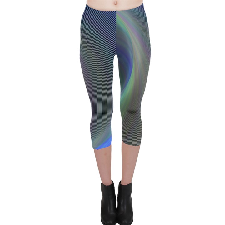 Gloom Background Abstract Dim Capri Leggings 