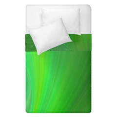 Green Background Abstract Color Duvet Cover Double Side (single Size)