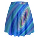 Oval Ellipse Fractal Galaxy High Waist Skirt View2