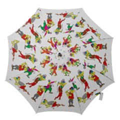 Golfers Athletes Hook Handle Umbrellas (large) by Nexatart