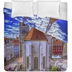 Steeple Church Building Sky Great Duvet Cover Double Side (king Size)