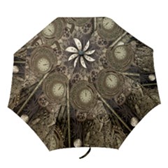 Stemapunk Design With Clocks And Gears Folding Umbrellas by FantasyWorld7