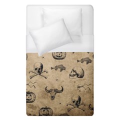 Vintage Halloween Pattern Duvet Cover (single Size) by Valentinaart