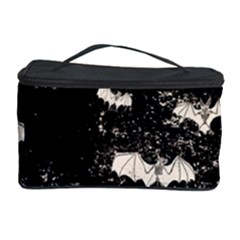 Vintage Halloween Bat pattern Cosmetic Storage Case