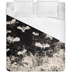 Vintage Halloween Bat Pattern Duvet Cover (california King Size) by Valentinaart