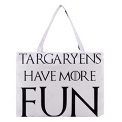  Targaryens Have More Fun - Blondes Have More Fun Black Medium Tote Bag