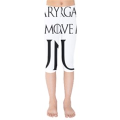  Targaryens Have More Fun - Blondes Have More Fun Black Kids  Capri Leggings  by PodArtist