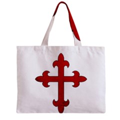 Crusader Cross Zipper Mini Tote Bag by Valentinaart